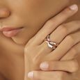 My Embrace ring, 1 Diamond,,hi-res image number null