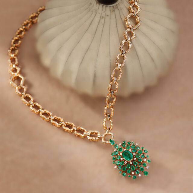 Evergreen Rain Necklace,,hi-res image number null