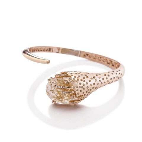 Needle Eyed Dewdrop Bangle