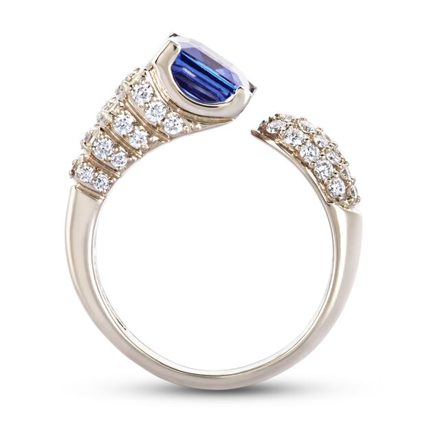 St. Peter's Square Tanzanite Ring,,hi-res image number null