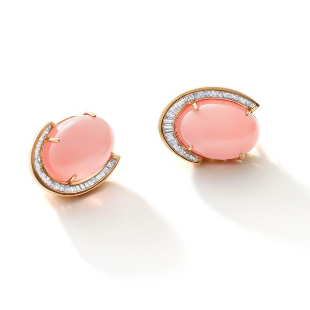 Colosseum Rose Quartz Earrings,,hi-res image number null