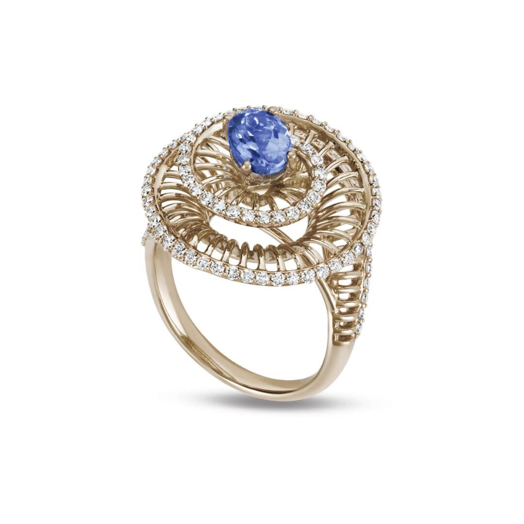 Eiffel Tower Ring | Women rings, Beautiful jewelry, White gold