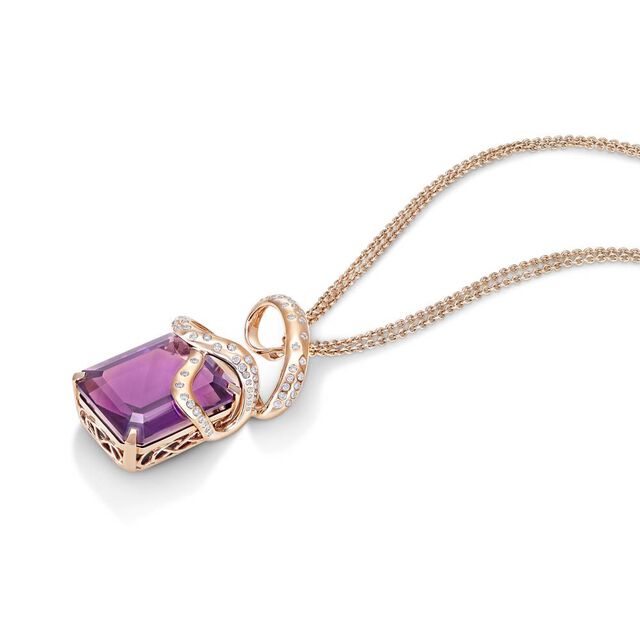 Tryst With Amethyst Pendant,,hi-res image number null