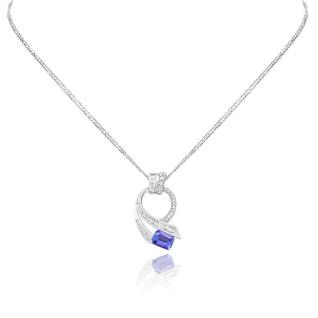 Bramante Staircase Tanzanite Pendant,,hi-res image number null