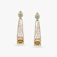 Enchanting Emerald and Diamond Earrings,,hi-res image number null