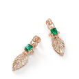 Emerald And Diamond Earrings,,hi-res image number null